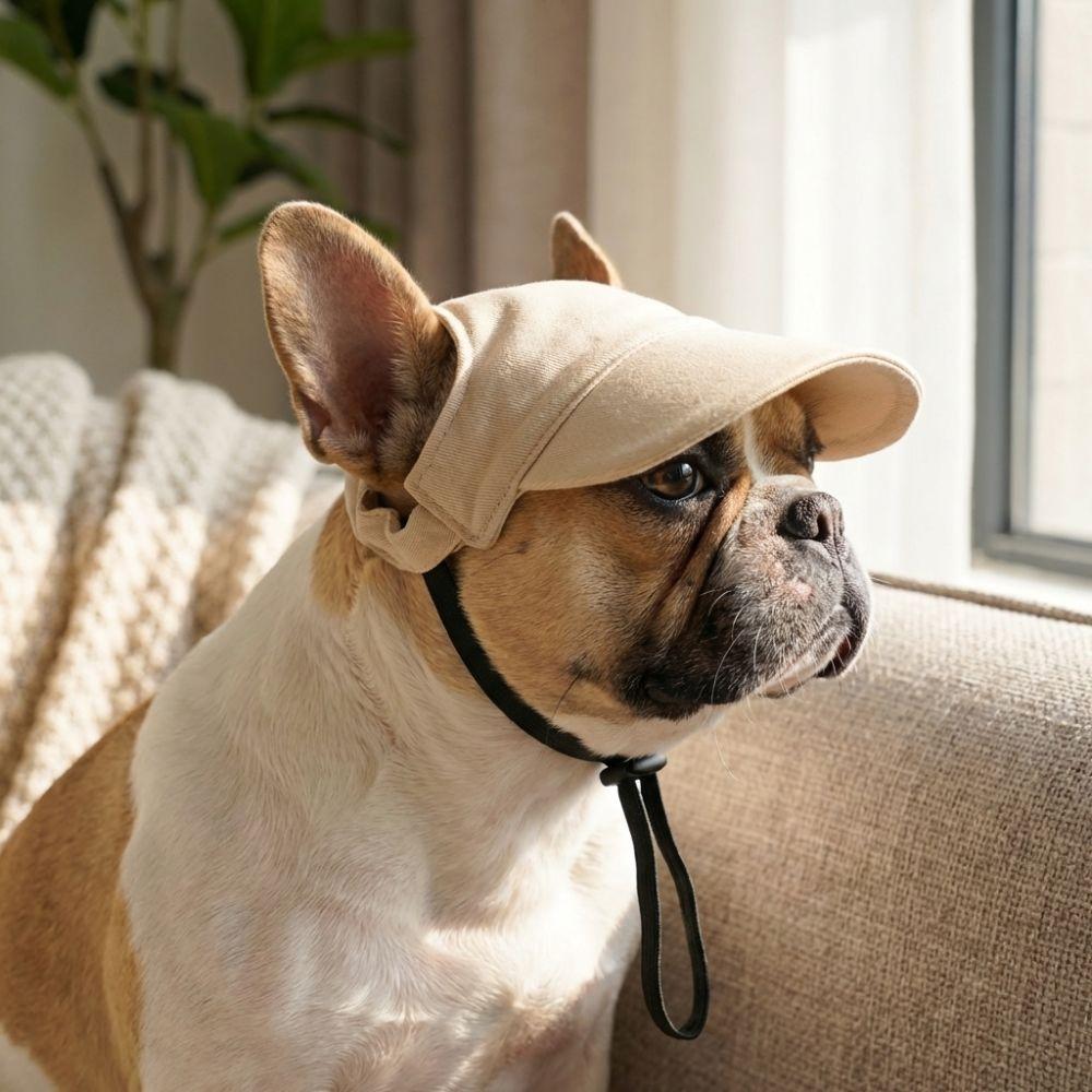 with Ear Holes Dog Sun Hat Adjustable Pet Visor Hat Handsome Summer Cat Cap Photo Prop