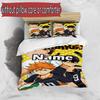 3pcs Duvet Cover Set (1*Duvet Cover + 2*Pillowcase, Without Core), Custom Name Haikyu Pattern Bedding Set, Home Bedroom Decor Gift