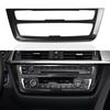 Для BMW F30 F31 F34 3GT F32 F33 F36 Панель регулировки CD/громкости центральной консоли, накладка, аксессуары, наклейка из АБС-пластика под карбон