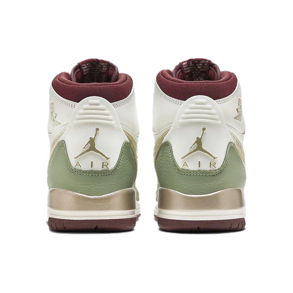 Air Jordan Legacy 312 GS Year of the Dragon Kids Sneakers Cream Sail Metallic-Gold-Grain FZ5047-120