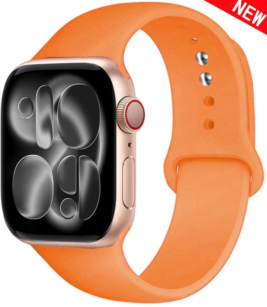 Силиконовый ремешок Для Apple Watch 11 band 44mm 40mm 49mm 45mm 41mm 38 46mm 42mm correa bracelet iWatch series 9 8 7 6 SE ultra 2 3
