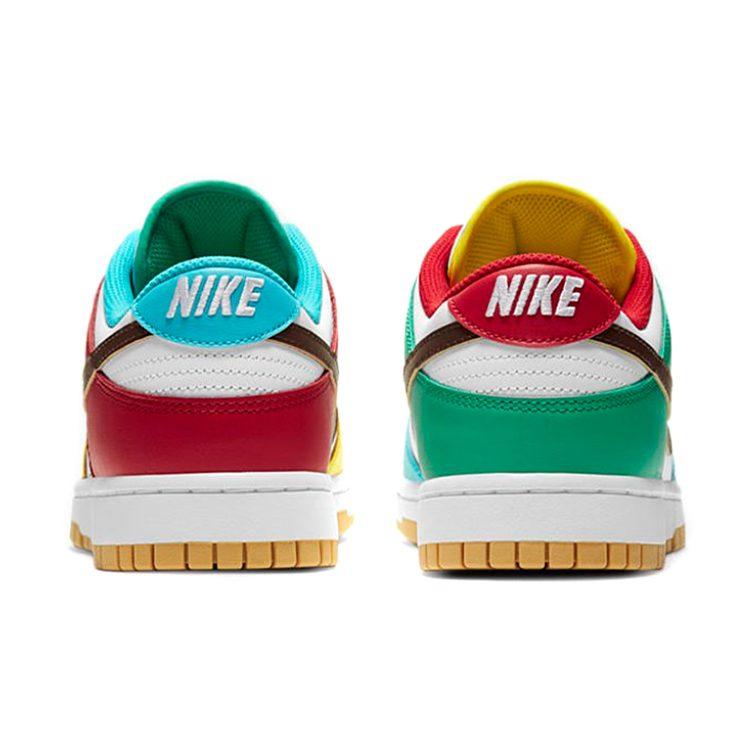 Nike Кроссовки Dunk Se 'Free.99' из синтетической кожи, низкие, для скейтбординга, Белый Красный Синий, Унисекс CZ2496-100