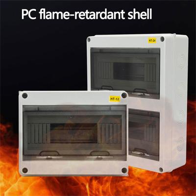 Уличная водонепроницаемая коробка ABS Решение для распределения электроэнергии Погодоустойчивая электрическая коробка Эффективный уличный корпус