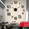 Горячие акриловые часы, креативные большие уникальные 3D настенные часы «сделай сам», украшения для дома, современное настенное искусство