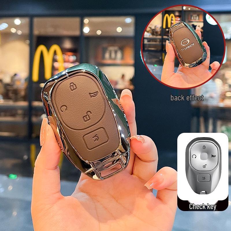 Metal Protective Key Cover for GAC Trumpchi M8 Zongshi & New Legend M8 Master MPV