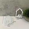 1 Pcs House Bird Pendant Silicone Mold Bird Wall Decoration Gypsum Molds