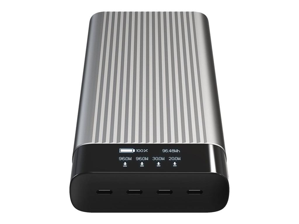 Hyper Hyperjuice 245W Usb-C 100Wh Battery Pack With Oled Display