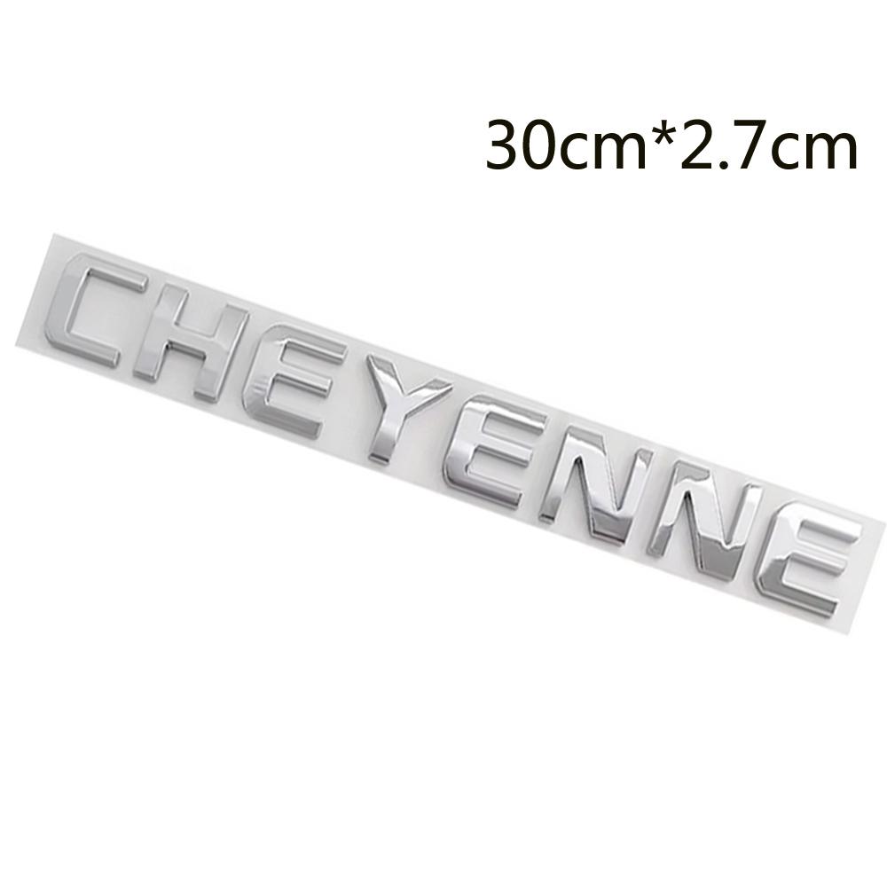 1 Piece For Chevrolet CHEYENNE ABS Car Logo Sticker Letter Rear Bumper Sticker Automotive Accessories li2