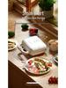 Double-Plate Breakfast & Waffle Maker: Multi-Functional Sandwich & Bread Machine for Home Use.