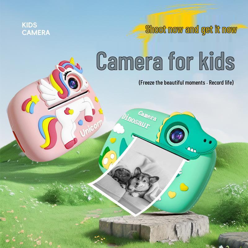 D1 Polaroid Kids Mini Двойная камера: Печать высокого разрешения и цифровая игрушка