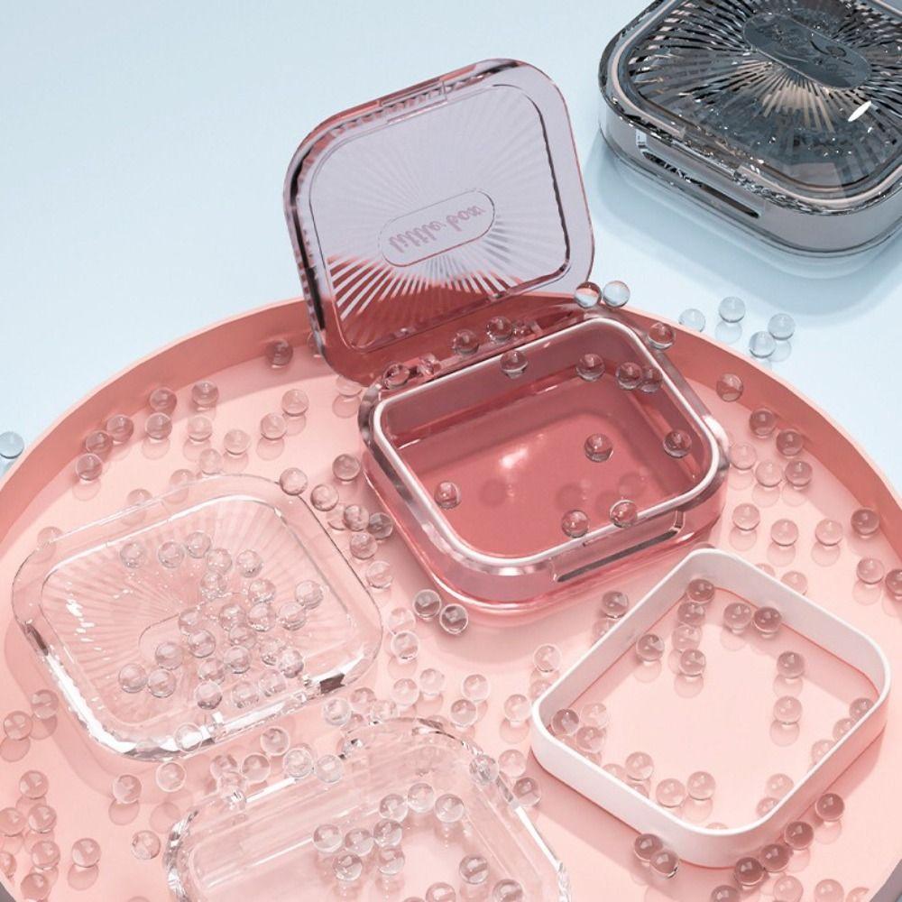 Новый держатель для коробок Прозрачная коробка для хранения зубных протезов Коробка для брекетов Футляр для зубных протезов Контейнер для каппы