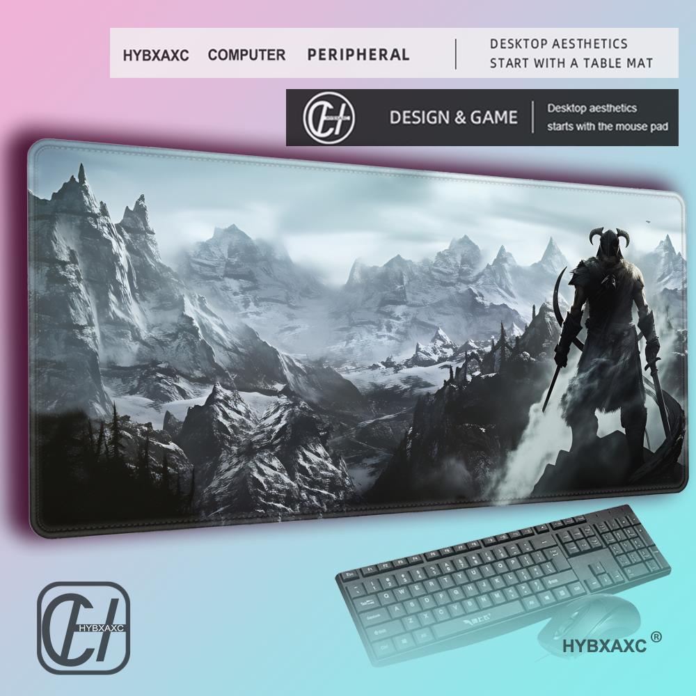 HYBXAXC SKYRIM GAMEs Коврик для мыши MousePad Игровые аксессуары Deskmat Коврик для стола Игровые коврики Mause Офисные коврики