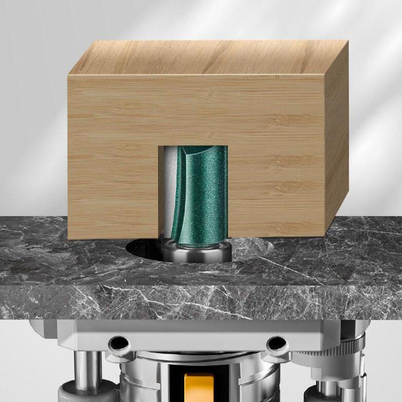 Фреза хвостовик 1/4 дюйма 6 мм фреза для обрезки дерева фреза с двумя лезвиями