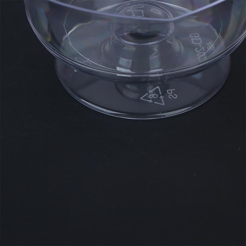 10 шт. креативные прозрачные формочки для десерта в форме лотоса, пластиковый контейнер для мусса