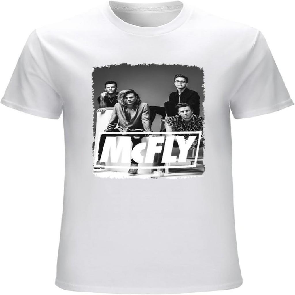 Funny Gift McFly Band 2021 Boy for Fans T-Shirt Short Sleeve Cute Clothes Graphic t Shirt Mens Funny t Shirts T-Shirt White