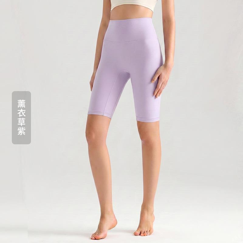 Weiman cloud nude five-point yoga pants women's summer thin tight yoga clothes high waist hip lift fitness yoga pants