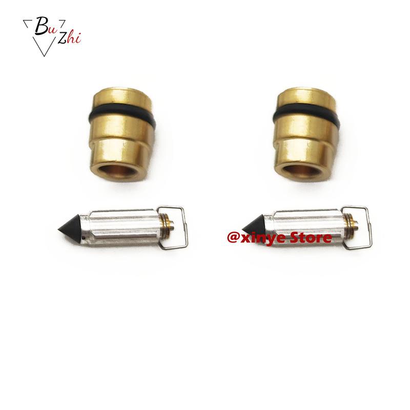 Carburetor Float Valve Needle Seat for Yamaha Big Bear 350 YFM350 YFM350FW YFM350U Kodiak 400 YFM400FW YFP300 YFM400 YFM 350 400