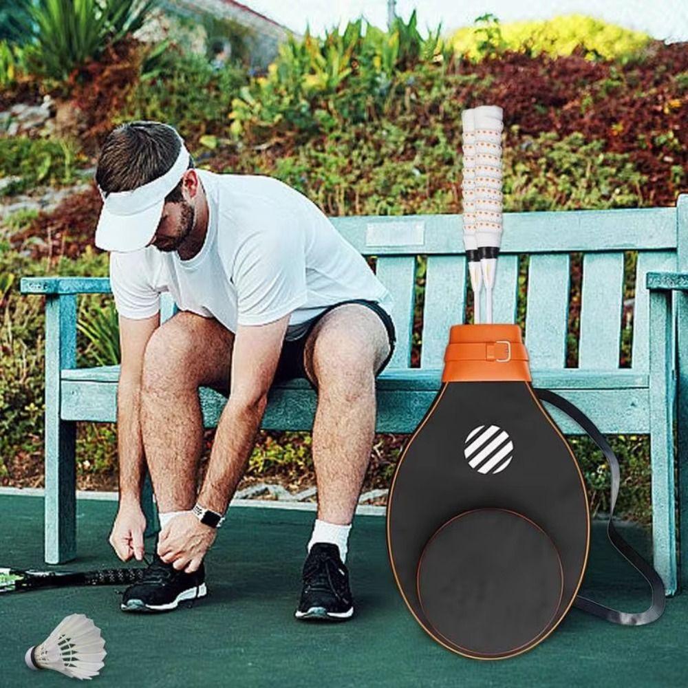 Профессиональный теннисный тренажер Портативная теннисная ракетка Нагрудный рюкзак через плечо для любителей тенниса