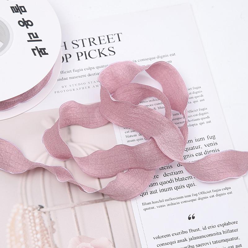 10 ярдов Упаковочные ленты для подарков Упаковка Подарок Цветок Ручная работа DIY Украшения для торта ARI