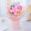 Completed Crochet Flowers Bouquet Artificial Knitting Flower Daisy Workmanship