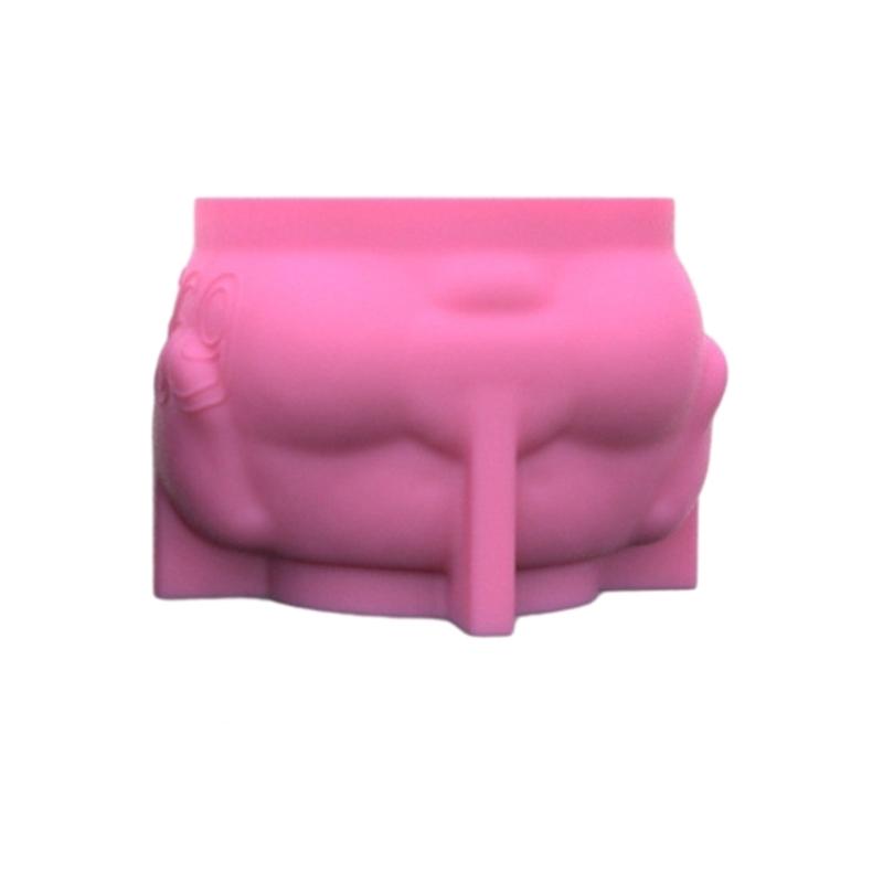 3D Silicone Mold Silicone Casting Mould Cute G Shape Silicone Craft Molds for Making Concrete Resin Flowerpot