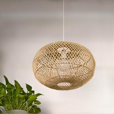 JOYINLED Натуральный Ротанговый Потолочный Светильник Люстра Подвесной Патрон E27 Ручная Работа Плетеное Изделие Домашний Гостиная Потолочный Подвесной Светильник