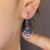 Wish star myth moon shape earrings simple personality niche elegant earrings earrings