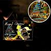 LED Drawing Board with Light, USB Powered Erasable 7 Color Message Note Board for Kids with Markers & Stand, Birthday Gift