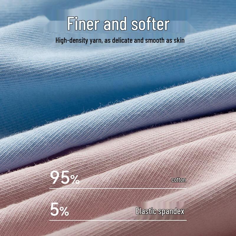 Мужские антибактериальные хлопковые трусы-боксеры FitonTon 10A, 4 штуки