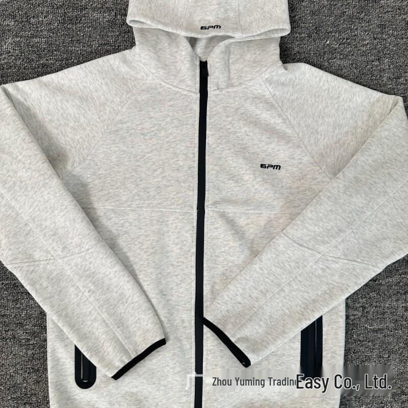 Модный унисекс комплект: худи и штаны 2025 года с вышивкой 6PM на груди