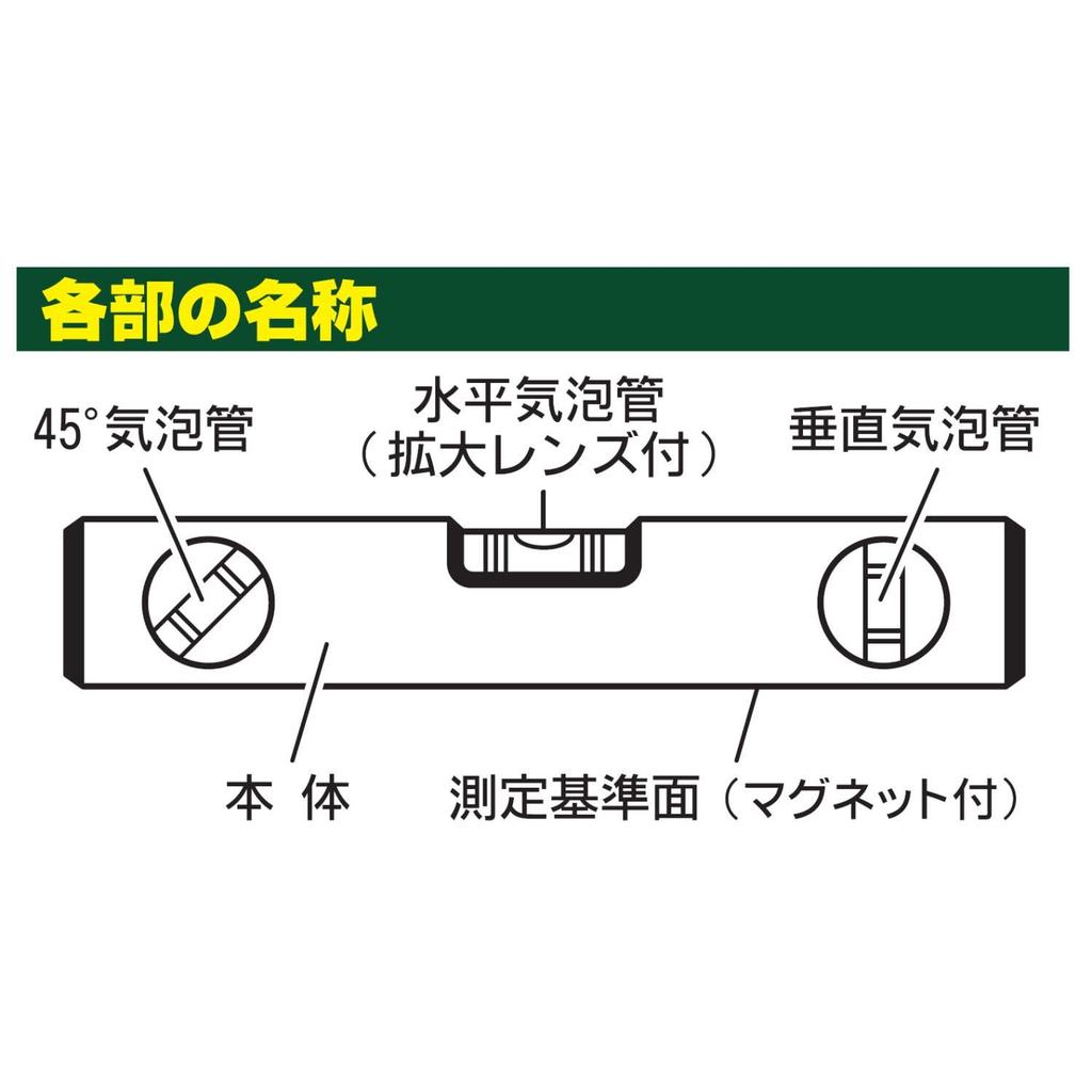 Niigata Seiki SK Aluminum Level with Magnet, 1200mm, ALM-1200