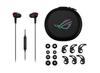 Asus ROG Cetra II Core Gaming Headphones Liquid Silicone Rubber by Inline Microphone Mm Volume Control 18g PS5 PS4 Switch PC Smartphone Earphones