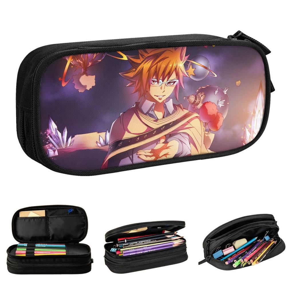 Fun Fairy Tail Pencil Case Etherious Magic Comics Pencilcases Pen Large Storage Bag School Supplies Zipper Stationery