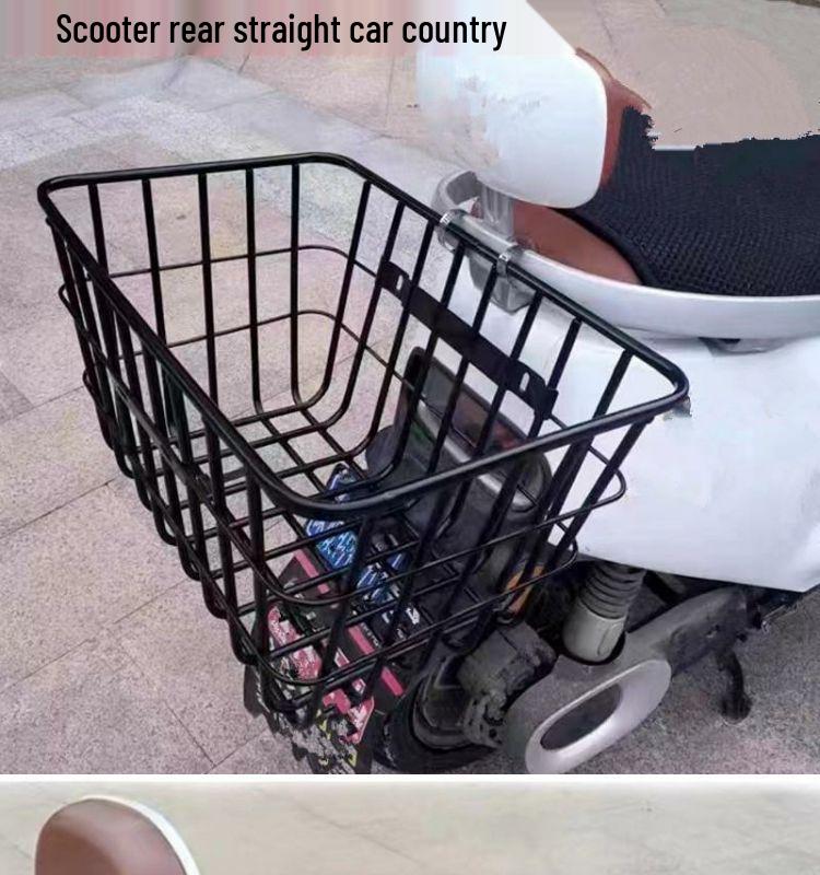 Водонепроницаемая задняя велосипедная корзина для электровелосипедов и самокатов - Утолщенная конструкция, Идеально подходит для студентов