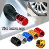 Tire Valve Cover, Universal Tire Wheel Valve Cover, Rolled Flower Tire Valve Cover Aluminum Alloy Dustproof Tire Cap Accessories