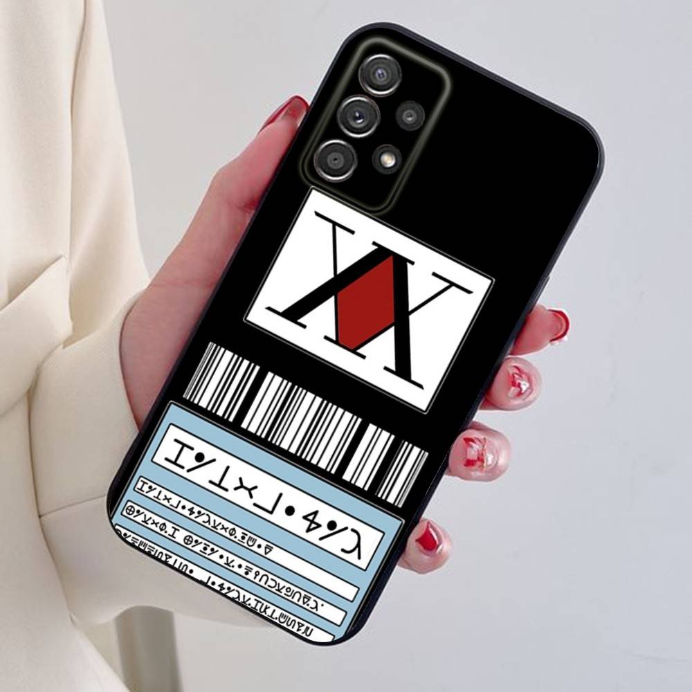Hxh Hunter X Hunter License Phone Case For Samsung S24,21,22,23,30,Ultra,20,Plus,Note,10,9,Black soft silicone case