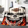 Harleydavidson Blanket Soft Cozy Perfect For Couch Bedding Chair Four Seasons Universal Modern Style Perfect Gift For Relatives And Friends