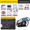 Black Cat 3kW High-Pressure Explosion-Proof Hot Water Car Washer with Stainless Steel Pump, 380V Three-Phase Industrial Motor.