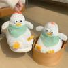 Новые Дизайнерские Шлепанцы-Курицы Женские Пушистые Kawaii Животные Слайдеры Девочка Студенческое Общежитие Тапочки Женские Зимние Меховые Туфли на Толстой Подошве