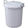 Iris Ohyama Trash Can Soft Pail 45L White PE-45L