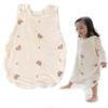 BRILBE Fluffy Fleece Sleeper for Embroidered with Gauze Lightweight and Warm for Fall and Perfect for Newborns and Premium and a Wearable Perfect for