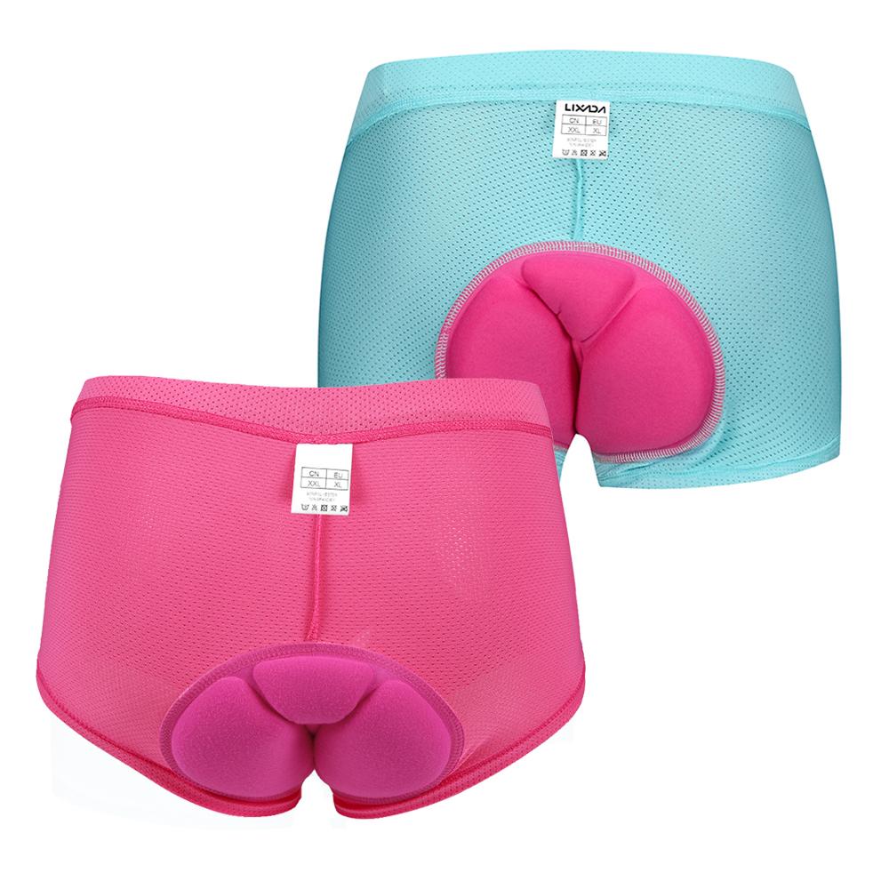 Женское нижнее белье для велоспорта, 2 шт., гелевые велосипедные шорты с 3D подкладкой, трусы