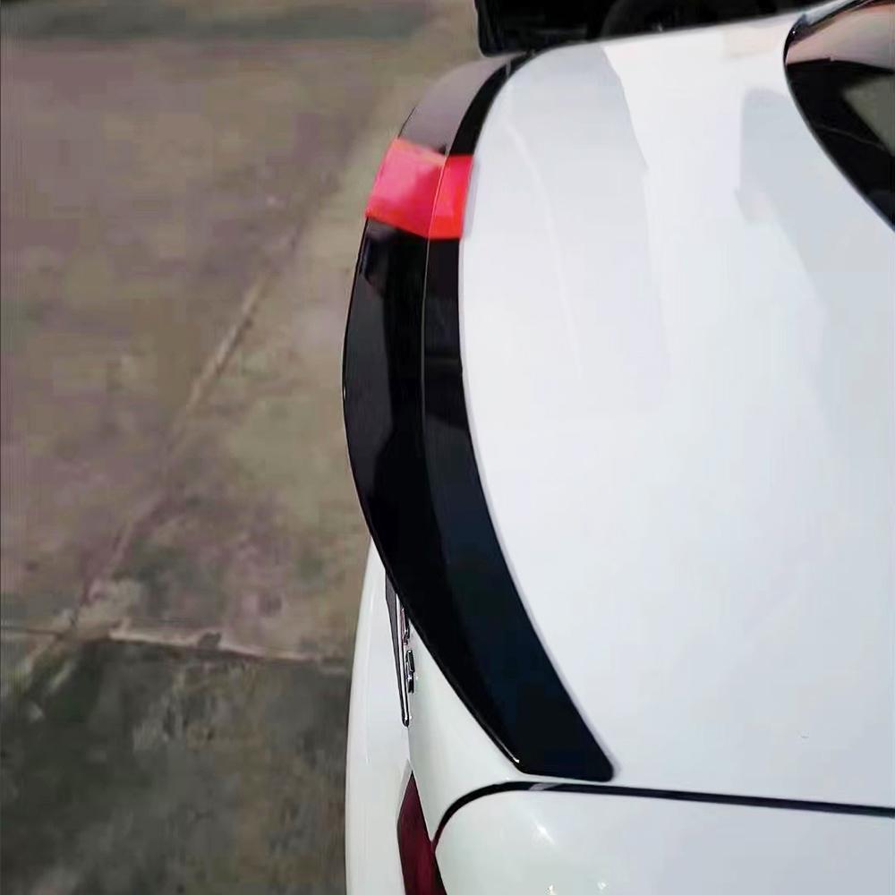 Универсальный спойлер для автомобиля, установка ABS, хвостовая палка, без отверстий, фиксированное крыло, трехсекционное, регулируемое, 115-125 см