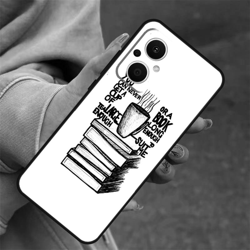 Чехол 'Книги и Кофе' для OPPO Reno 7 8 Lite 6 5 4 11F 10 Pro 8T 5Z 4Z OPPO Find X6 Pro X2 Neo X3 X5 Lite