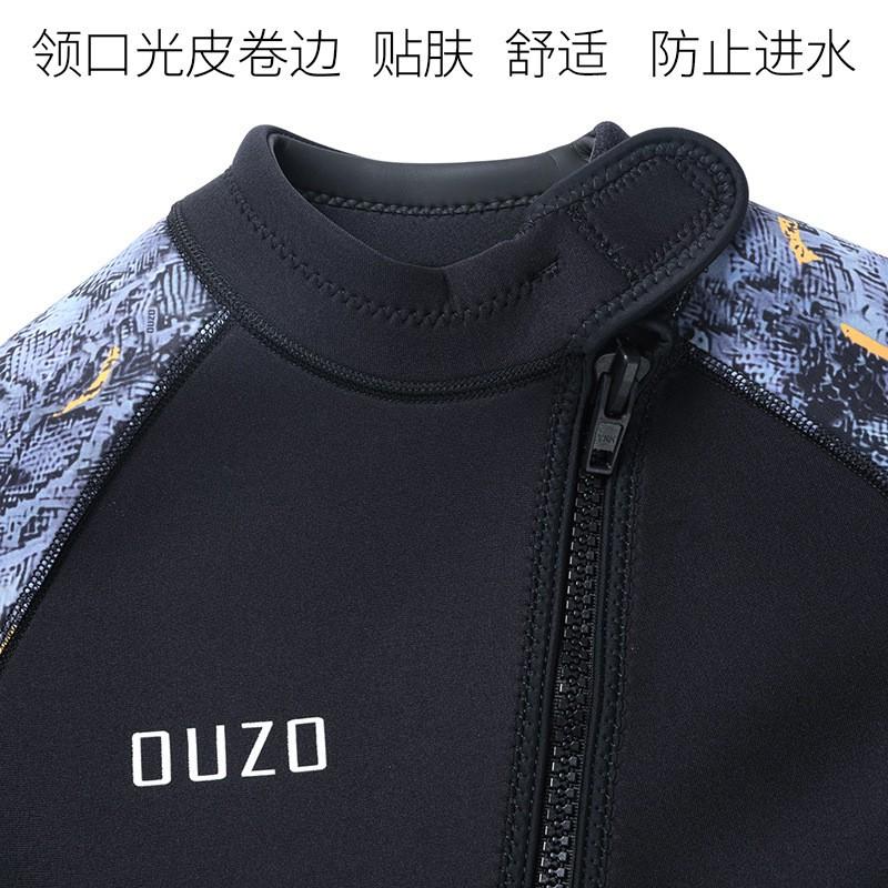 Sunscreen Surfing Suit Swimming Long-sleeved One-piece Diving OUZO Men's Thick Cold-proof Warm 3mm