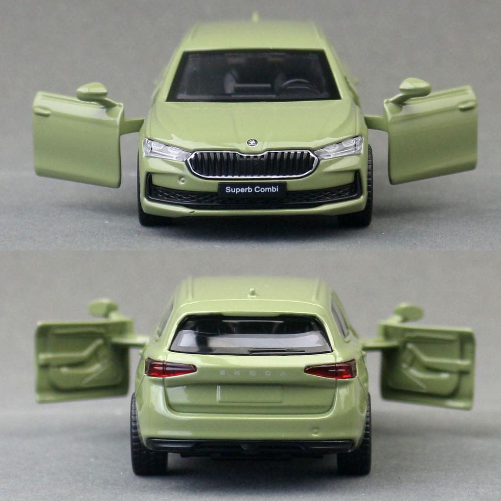 1/43 Skoda SUPERB Металлическая модель автомобиля Литье под давлением и игрушечные транспортные средства Модель автомобиля Масштабная миниатюрная модель автомобиля Игрушки для детей