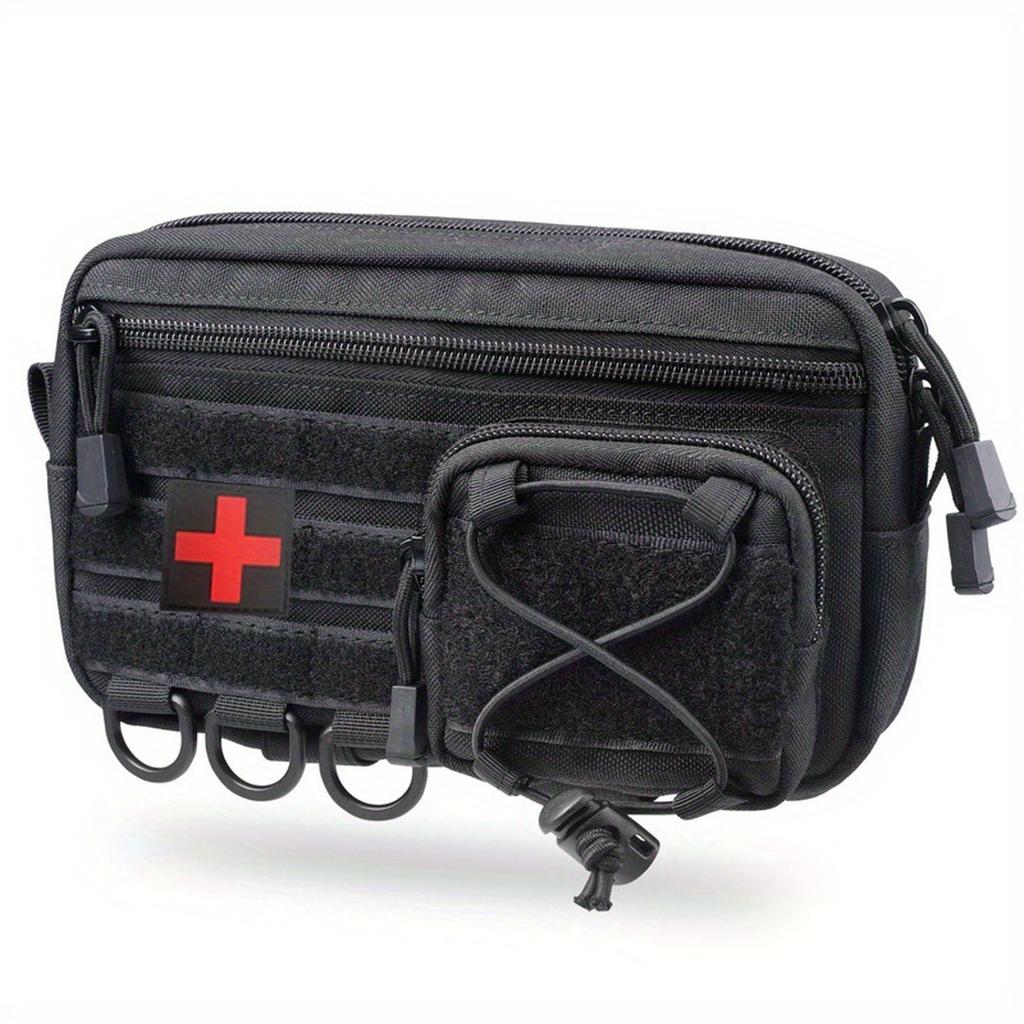 Molle Storage Bag Outdoor Sports Mobile Phone Pouch Men Belt Fanny Pack Belt Zipper Utility Waist Bag EDC Tool Pouch