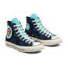 Converse 1970s Chuck Taylor All Star Sunny Floral High Top Espadrilles Unisex Black & Blue