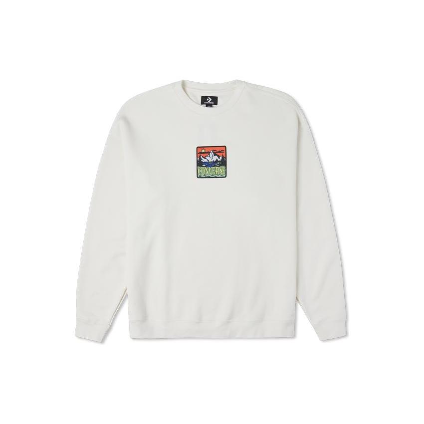 Converse Sweatshirt Men's White 10025032-A02