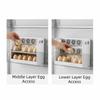 Plastic Flip-top Egg Storage Box Anti-drop Egg Storage Tray 3 Tiers Egg Storage Box  Refrigerator